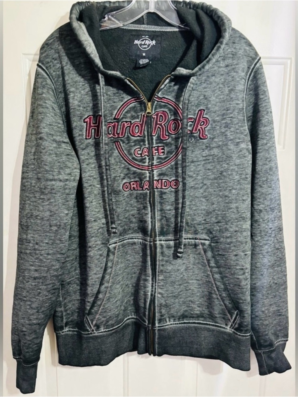 NWOT Hard Rock Cafe Zip-up Hoodie—Orlando Logo